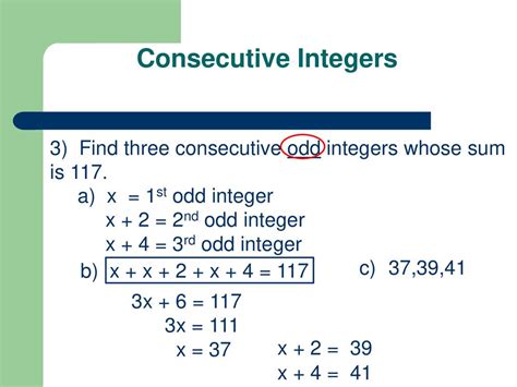 find 3 consecutive odd integers.